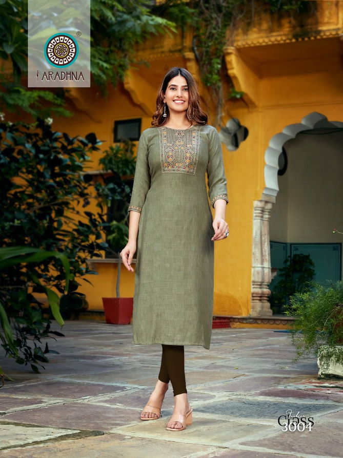 Aradhna Fashion Class Vol 3 Ethnic Wear Wholesale Kurtis Catalog